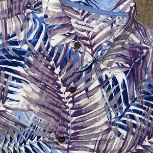 Tommy Bahama IslandZone Silk Camp Shirt Colorful Floral Hawaiian Men's XL